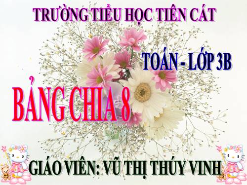 Bảng chia 8