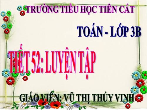 Bài toán giải bằng hai phép tính (tiếp theo)