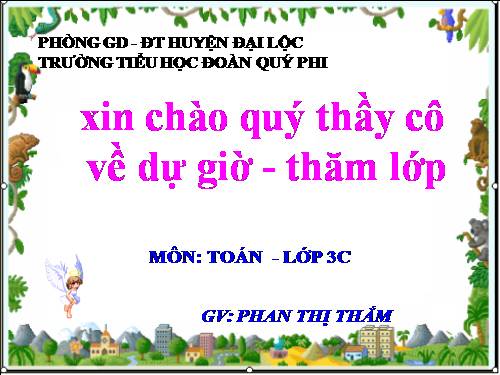 Bài toán giải bằng hai phép tính (tiếp theo)