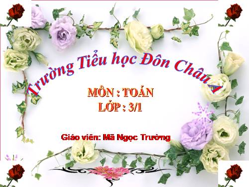 Bảng nhân 9