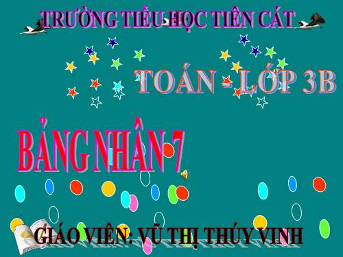 Bảng nhân 7