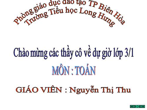 Giảm đi một số lần