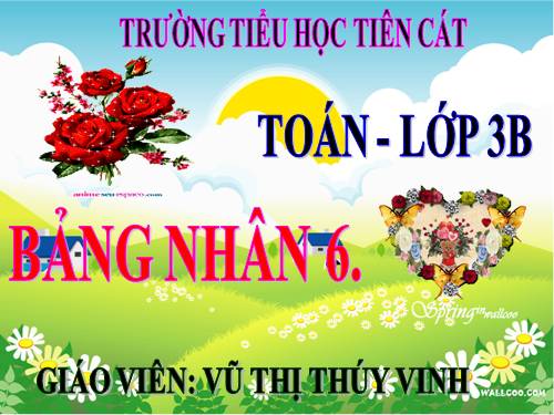 Bảng nhân 6