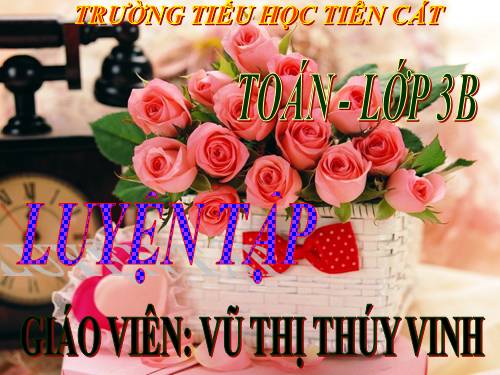 Ôn tập các bảng chia