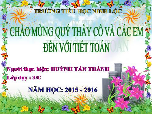 So sánh các số trong phạm vi 100 000
