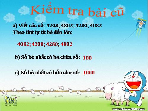 Phép cộng các số trong phạm vi 10 000