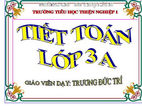 Làm quen với chữ số La Mã