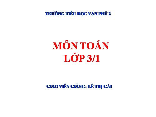 Giới thiệu bảng nhân