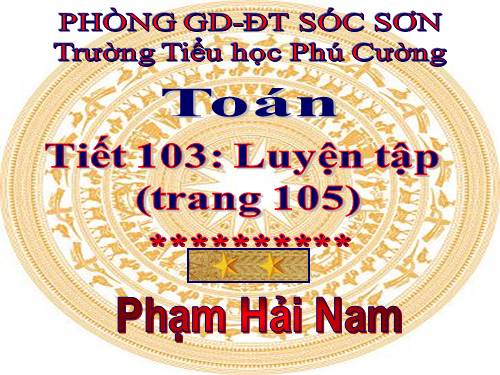 Luyện tập Trang 105