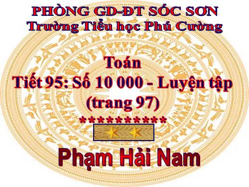 Số 10 000 - Luyện tập