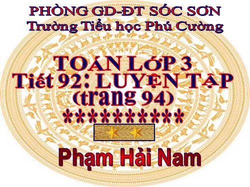 Luyện tập Trang 94