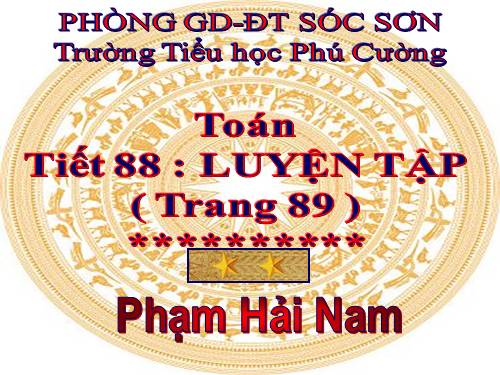 Luyện tập Trang 89