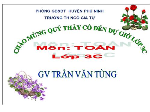 Tính giá trị của biểu thức (tiếp theo)