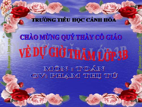 TOAN LOP3 3 BAI LUYỆN TẬP CHUNG