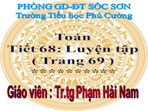 Luyện tập Trang 69