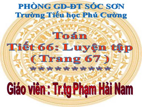 Luyện tập Trang 67