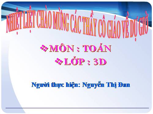 Bảng nhân 9