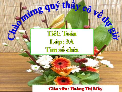 Tìm số chia