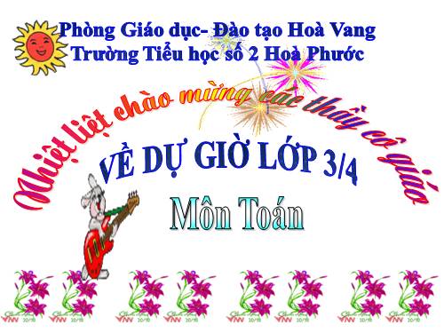 Làm quen với chữ số La Mã