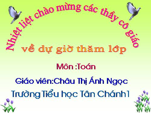 Các Bài giảng khác thuộc Chương trình Toán 3