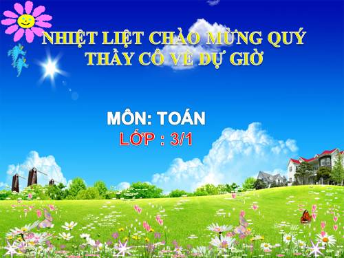So sánh số bé bằng một phần mấy số lớn