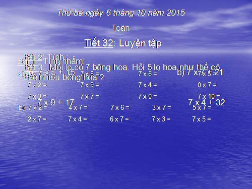 Bài toán giải bằng hai phép tính