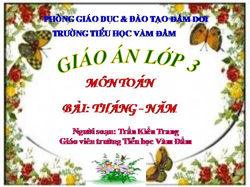 Tháng - Năm