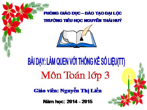 Làm quen với thống kê số liệu (tiếp theo)