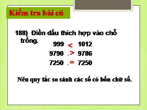 So sánh các số trong phạm vi 100 000