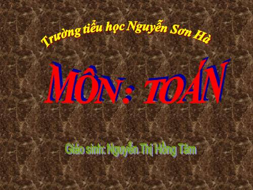 Phép trừ các số trong phạm vi 100 000