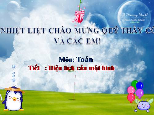 Diện tích của một hình