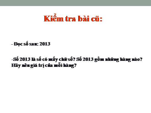 Các số có năm chữ số
