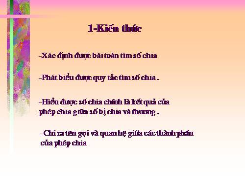 Tìm số chia