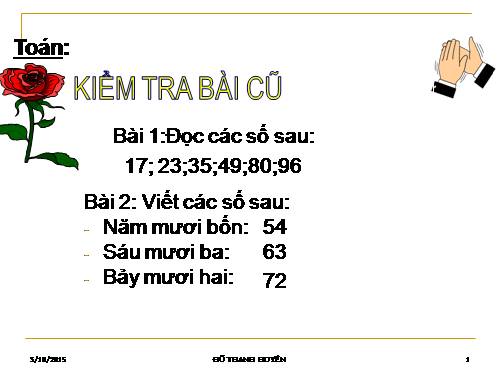 Đọc, viết, so sánh các số có ba chữ số