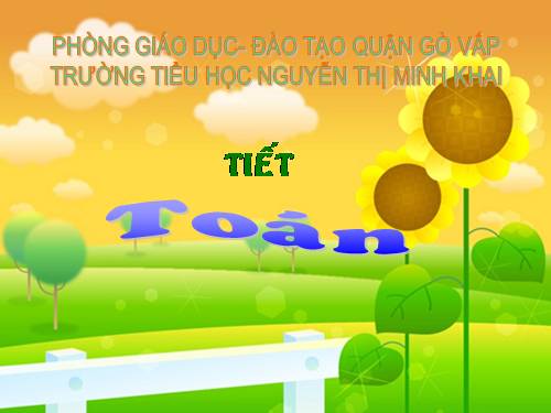 Các Bài giảng khác thuộc Chương trình Toán 3