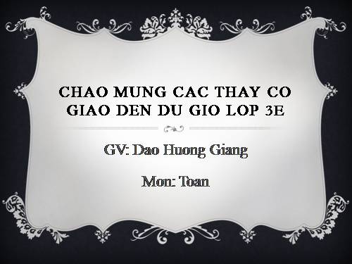 Tìm một trong các phần bằng nhau của một số