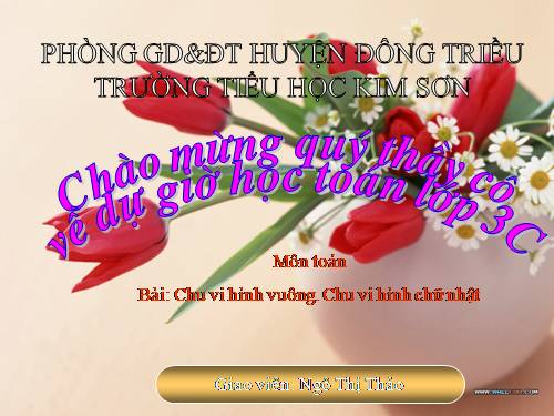 Chu vi hình vuông