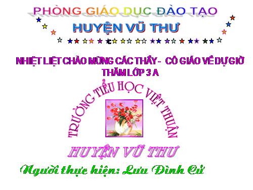Các Bài giảng khác thuộc Chương trình Toán 3