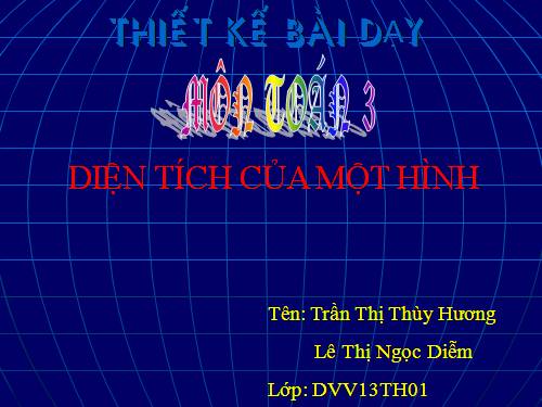 Diện tích của một hình