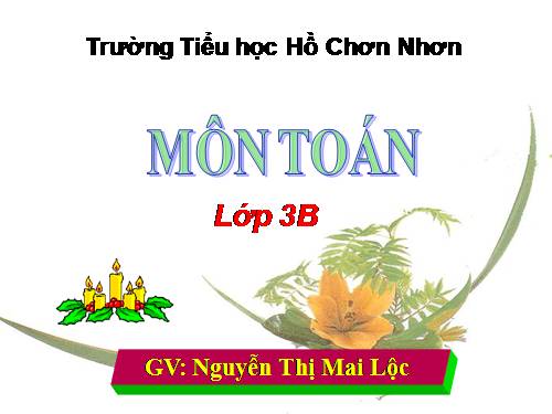 Giới thiệu bảng chia