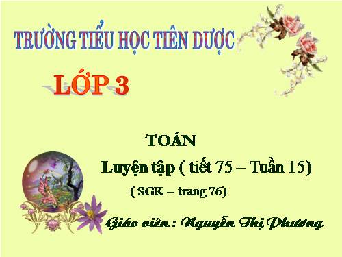 Giới thiệu bảng chia