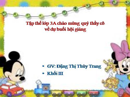 Ôn tập các bảng nhân