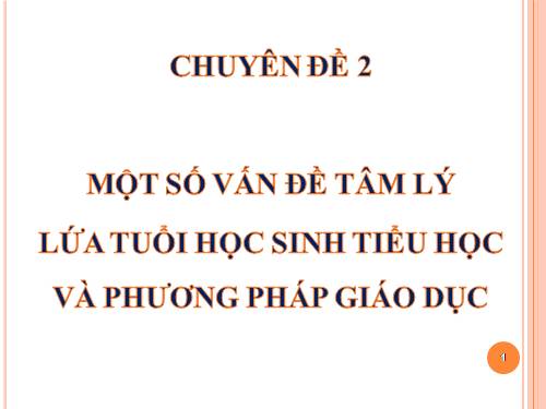 chuyên đề gvcn