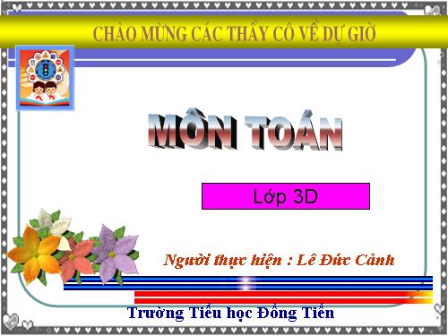 Bài toán giải bằng hai phép tính (tiếp theo)