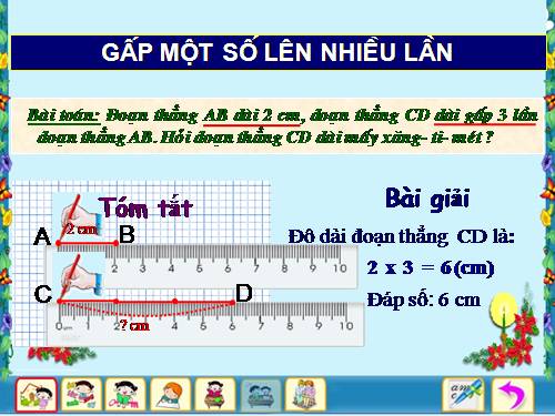 Gấp một số lên nhiều lần