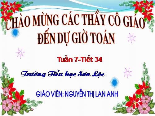 Các Bài giảng khác thuộc Chương trình Toán 3