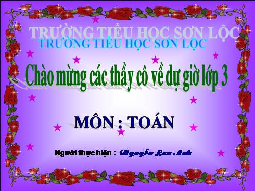 Tìm một trong các phần bằng nhau của một số