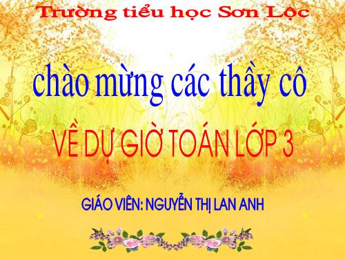 Cộng, trừ các số có ba chữ số (không nhớ)