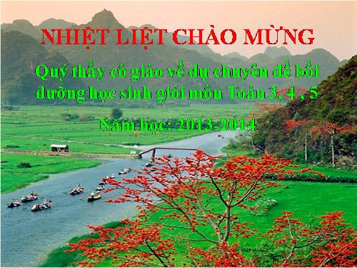 Chuyên đề Môn Toán Lớp 3-4-5