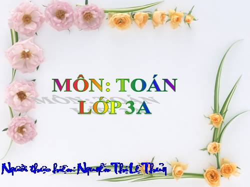 Phép trừ các số trong phạm vi 100 000